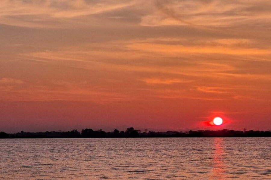 Zonsondergang Termunten